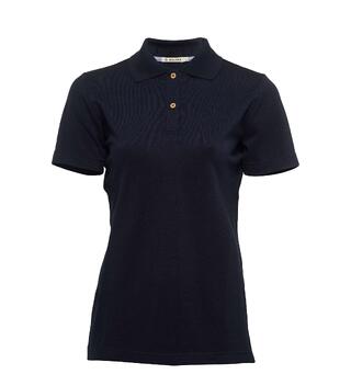 LeisureWool pique shirt W&#39;s Navy Blazer M