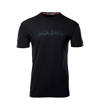 LightWool 140 classic tee Logo M&#39;s Jet Black M