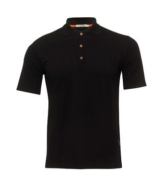 LeisureWool pique shirt M&#39;s Jet Black S