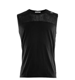 LightWool 140 sports singlet M&#39;s Jet Black M