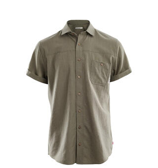 LeisureWool short sleeve shirt M&#39;s Ranger Green M